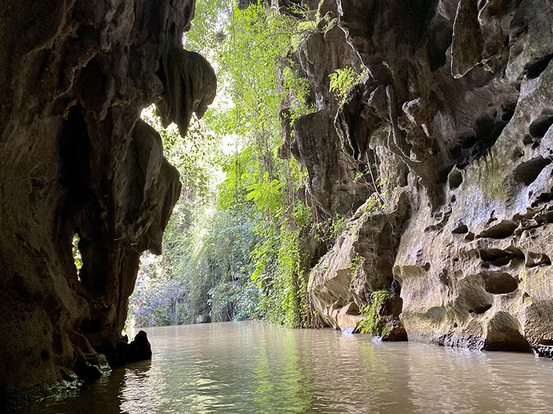 Existing "The Cueva del Indio" Indian Cave via boat