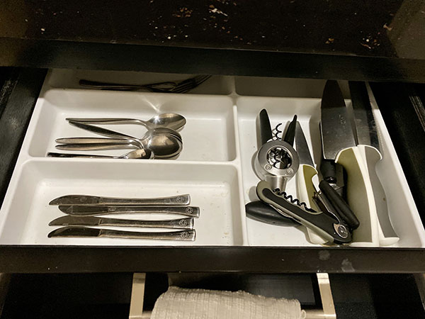 Kitchen utensils for this AirBnB in Havana