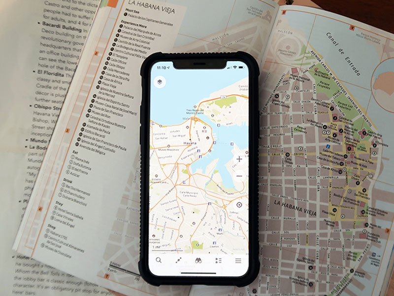 Download MAPS.ME. before traveling to Cuba