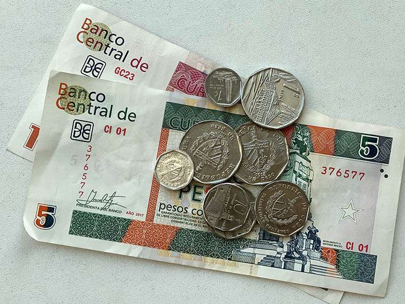 Cuban Convertible Pesos (CUCs) pronounced "cooks" 