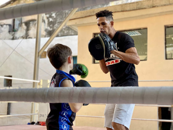 Boxing Lesson at Rafael Trejo Gym