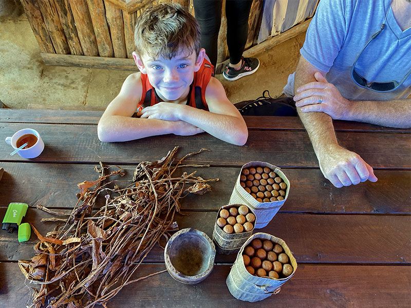 Farm-made Cuban cigars 